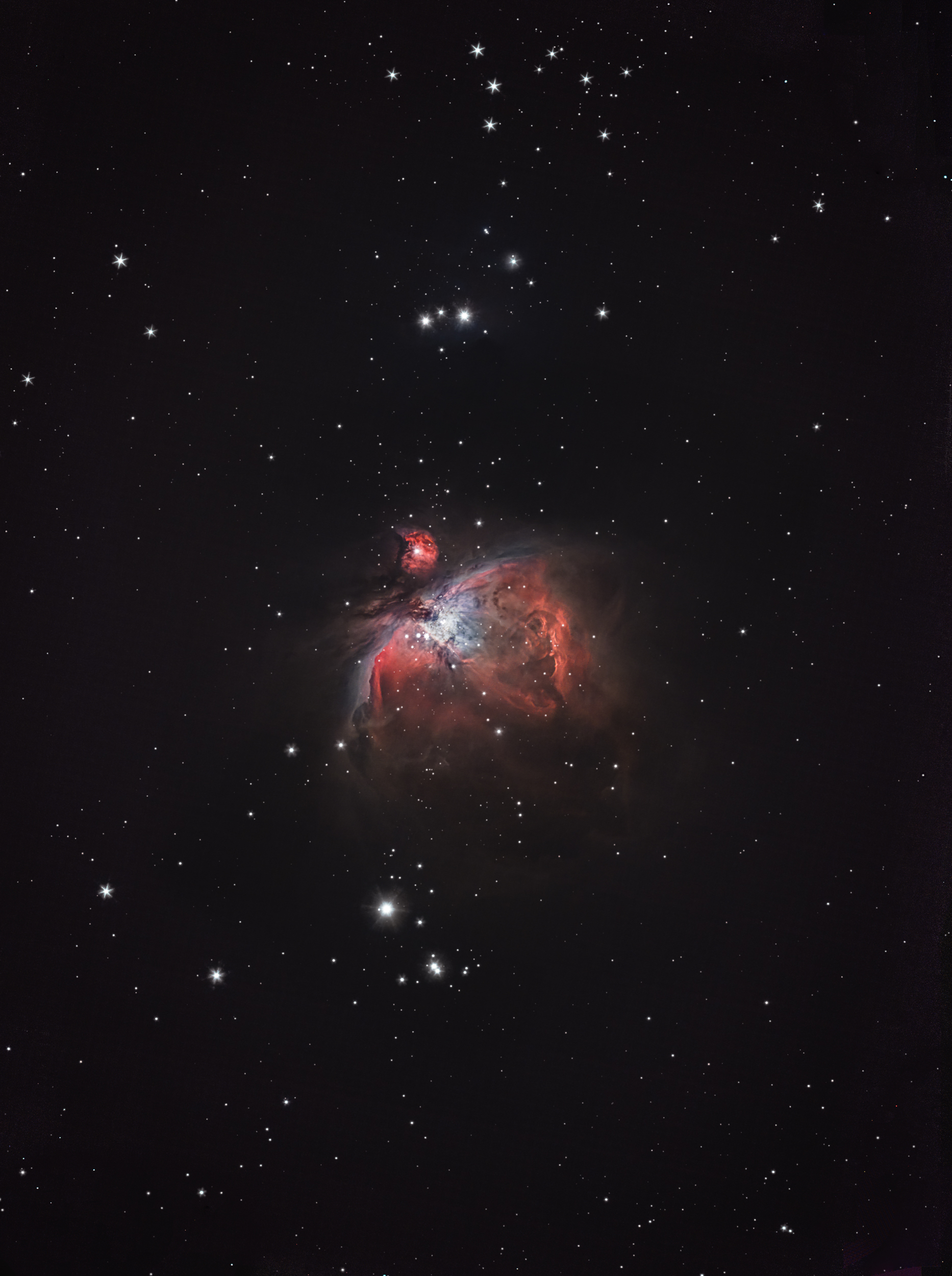 M42 Orion Nebula, long exposure from central Ljubljana, Seestar S50